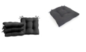 Arlee Home Fashions Micro Fiber Set of Four Chair Pad Seat Cushions